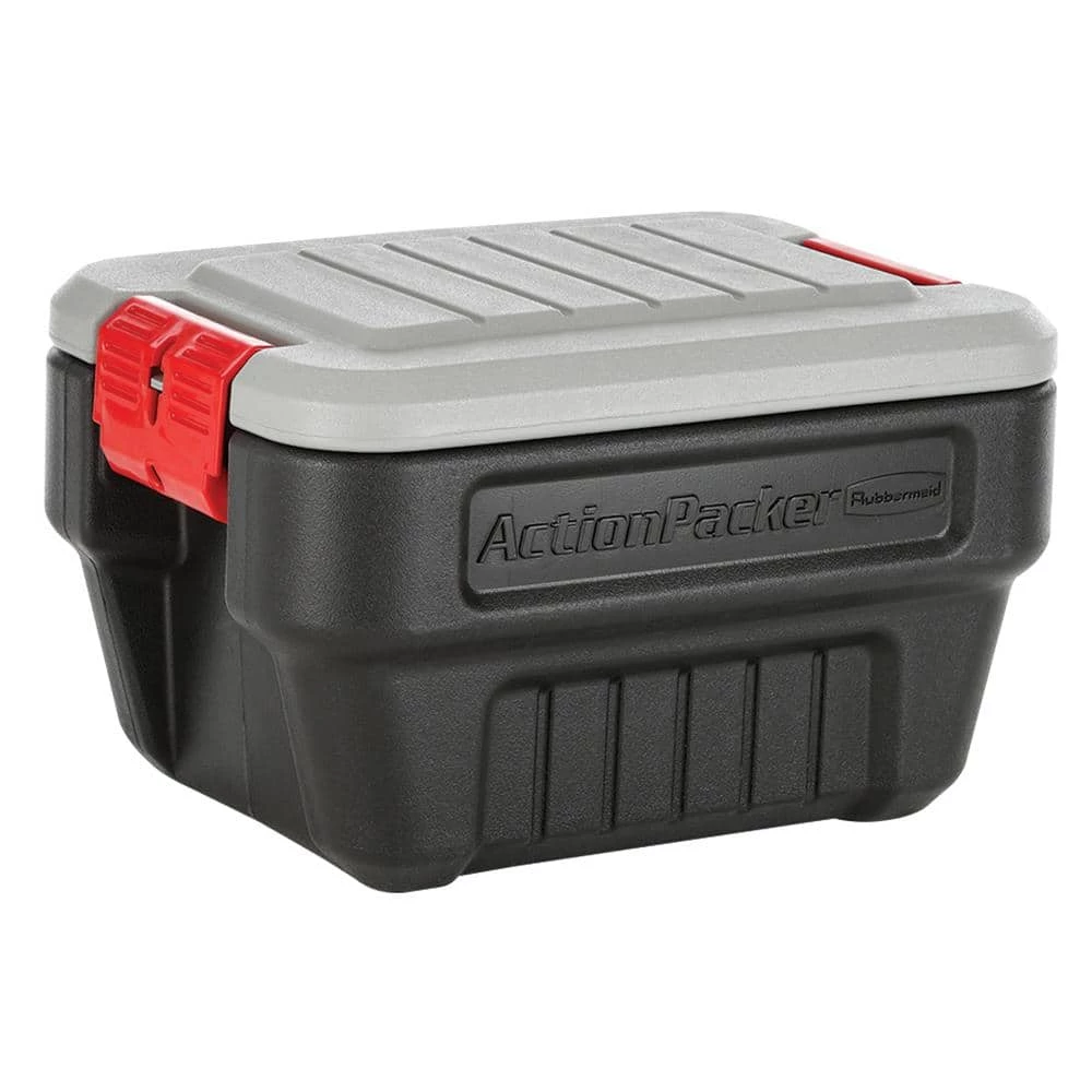 8 Gal. Action Packer Storage Bin (4-Pack) by Rubbermaid 10 8 Gal. Action Packer Storage Bin (4-Pack) by Rubbermaid - Image 8