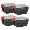 8 Gal. Action Packer Storage Bin (4-Pack) by Rubbermaid 2 8 Gal. Action Packer Storage Bin (4-Pack) by Rubbermaid -Cheap Sterilite Store black gray rubbermaid storage bins rmap080000 64 1000