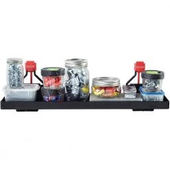 2.83 ft. W x 0.42 ft. D Metal Shed Shelf & 50 lb. Capacity Storage Shed Tool Rack, 0.23 sq. ft. (2-pack) by Rubbermaid -Cheap Sterilite Store black rubbermaid metal sheds 2024654 2 x 2032730 4f 1000