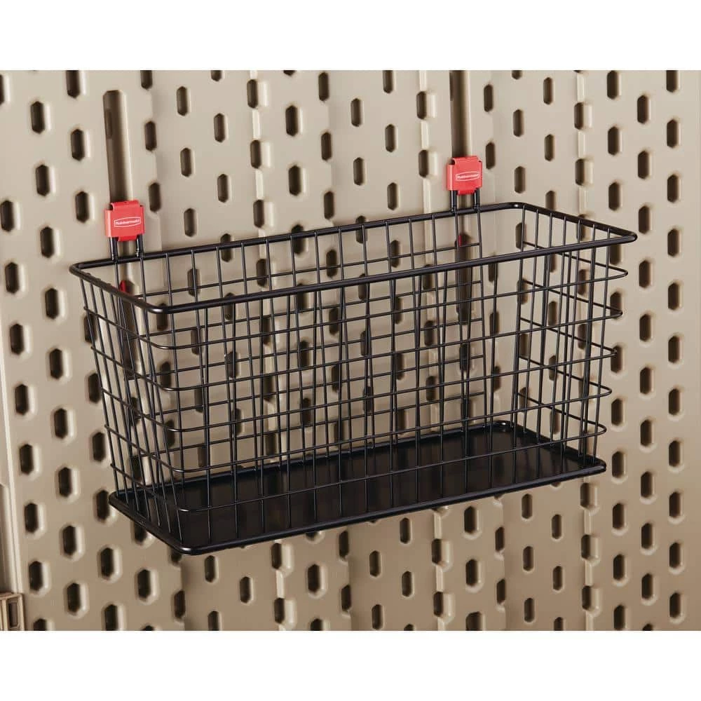 Large Black Shed Wire Basket by Rubbermaid 5 Large Black Shed Wire Basket by Rubbermaid - Image 3