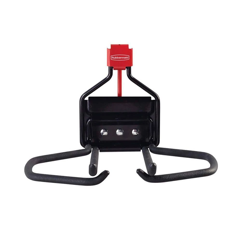 Outdoor Metal Backyard Shed Shelving and 34 in. Tool Rack and Power Tool Holder by Rubbermaid 9 Outdoor Metal Backyard Shed Shelving and 34 in. Tool Rack and Power Tool Holder by Rubbermaid - Image 7