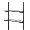 Large Shed Shelf and Upright Kit by Rubbermaid -Cheap Sterilite Store black rubbermaid shed accessories 2024658 64 1000