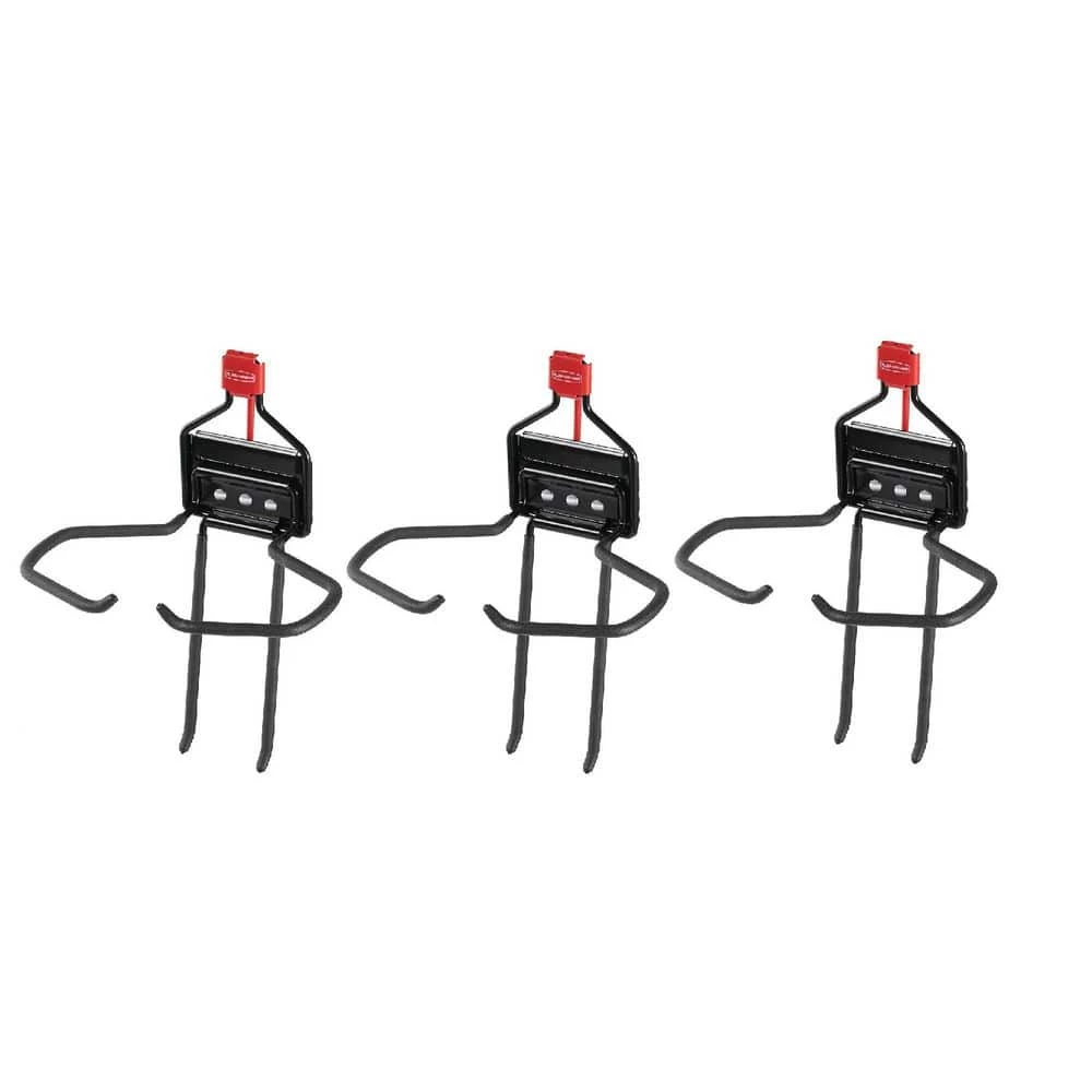Storage Shed Hook Space Saving Large Mounted Power Tool Holder (3-Pack) by Rubbermaid 3 Storage Shed Hook Space Saving Large Mounted Power Tool Holder (3-Pack) by Rubbermaid