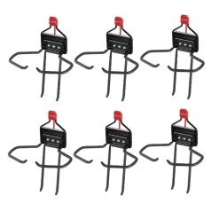 Storage Shed Hook Space Saving Large Mounted Power Tool Holder (6-Pack) by Rubbermaid