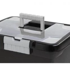 Portable Lockable File Box Organizer with Handle (12 Pack) by Sterilite -Cheap Sterilite Store black sterilite storage bins 12 x 18719004 c3 1000