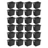 7.5 gal. Rugged Industrial Storage Totes with Latch Lid in Black (24-Pack) by Sterilite 1 7.5 gal. Rugged Industrial Storage Totes with Latch Lid in Black (24-Pack) by Sterilite -Cheap Sterilite Store black sterilite storage bins 24 x 14839006 64 1000