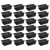4 in. D x 11 in. H x 8 in. W Black Plastic Cube Storage Bin by Sterilite -Cheap Sterilite Store black sterilite storage bins 24 x 16229012 64 1000