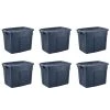Roughneck 18 Gal. Rugged Stackable Storage Tote Container (6-Pack) by Rubbermaid 2 Roughneck 18 Gal. Rugged Stackable Storage Tote Container (6-Pack) by Rubbermaid -Cheap Sterilite Store blue rubbermaid storage bins rmrt180051 6pack 64 1000