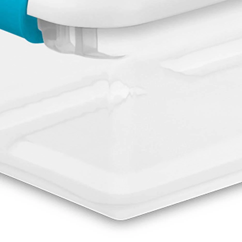 6-Qt. Stackable Latching Storage Container in Clear and Blue (60-Pack) by Sterilite 8 6-Qt. Stackable Latching Storage Container in Clear and Blue (60-Pack) by Sterilite - Image 6