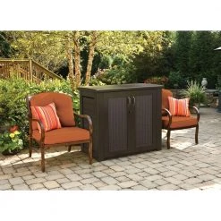 Bridgeport 123 Gal. Resin Patio Cabinet by Rubbermaid -Cheap Sterilite Store brown rubbermaid deck boxes 1863391 a0 1000