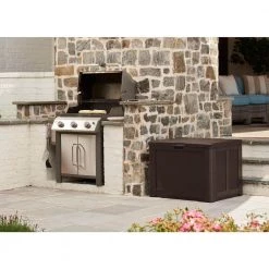 74 Gal. Medium Resin Deck Box by Rubbermaid -Cheap Sterilite Store brown rubbermaid deck boxes 2119054 44 1000