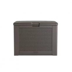 74 Gal. Medium Resin Deck Box by Rubbermaid -Cheap Sterilite Store brown rubbermaid deck boxes 2119054 c3 1000