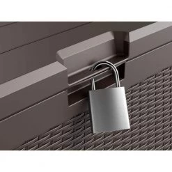 134 Gal. XL Resin Deck Box by Rubbermaid -Cheap Sterilite Store brown rubbermaid deck boxes 2119055 1f 1000