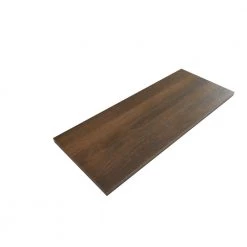 Chestnut Laminated Wood Shelf 12 in. D x 36 in. L by Rubbermaid