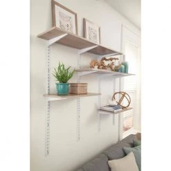 Chestnut Laminated Wood Shelf 12 in. D x 36 in. L by Rubbermaid 9 Chestnut Laminated Wood Shelf 12 in. D x 36 in. L by Rubbermaid -Cheap Sterilite Store chestnut rubbermaid wall mounted shelves 2110610 a0 1000