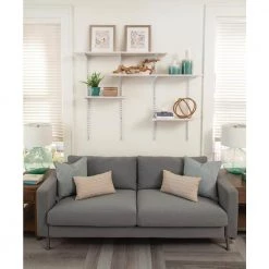 Chestnut Oak Laminated Wood Wall Mounted Shelf 12 in. D x 72 in. L by Rubbermaid 13 Chestnut Oak Laminated Wood Wall Mounted Shelf 12 in. D x 72 in. L by Rubbermaid -Cheap Sterilite Store chestnut rubbermaid wall mounted shelves 2110642 77 1000