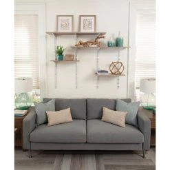 Chestnut Laminated Wood Wall Mounted Shelf 12 in. D x 48 in. L by Rubbermaid 11 Chestnut Laminated Wood Wall Mounted Shelf 12 in. D x 48 in. L by Rubbermaid -Cheap Sterilite Store chestnut rubbermaid wall mounted shelves 2110653 77 1000