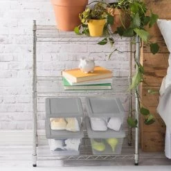 6 Qt. Storage Box by Sterilite -Cheap Sterilite Store clear base with cement lid sterilite storage bins 16426a60 c3 1000