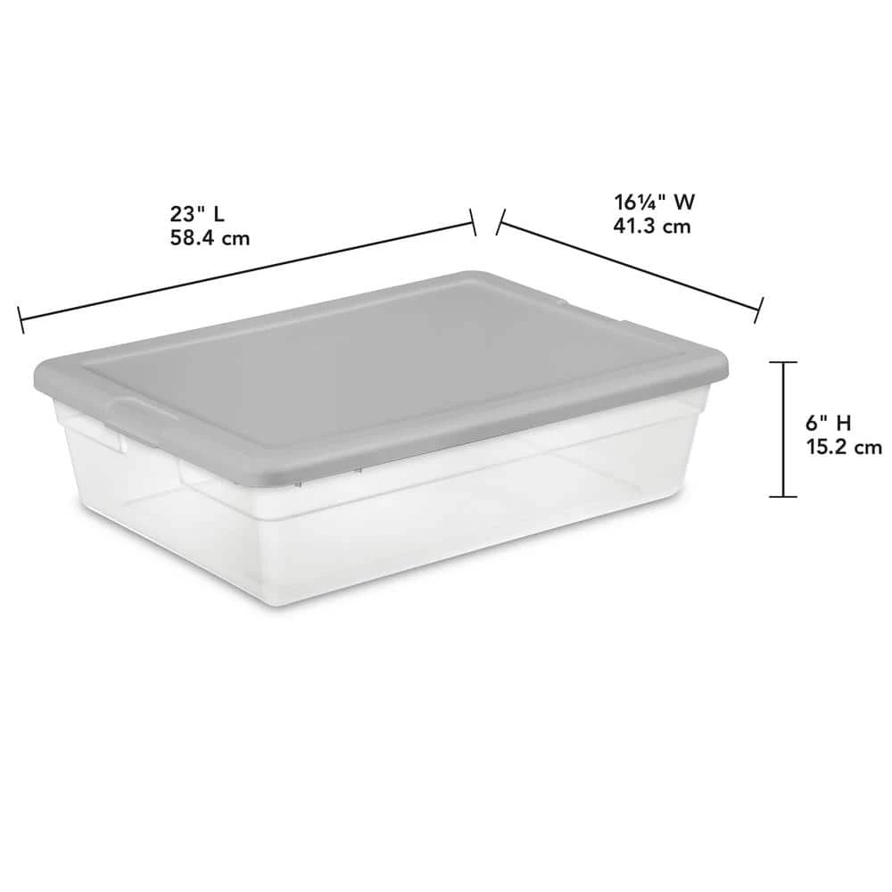 28 Qt. Storage Box by Sterilite 5 28 Qt. Storage Box by Sterilite - Image 3
