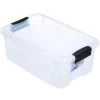 18-Qt. Latch Storage Box by Sterilite -Cheap Sterilite Store clear base with clear lid and black latches sterilite storage bins 19848606 64 1000