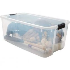 116 Qt. Ultra Storage Box by Sterilite 13 116 Qt. Ultra Storage Box by Sterilite -Cheap Sterilite Store clear base with clear lid and black latches sterilite storage bins 19908604 fa 1000