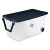 160 Qt. Wheeled Storage Box by Sterilite -Cheap Sterilite Store clear base with ink lid sterilite storage bins 14674k02 64 1000