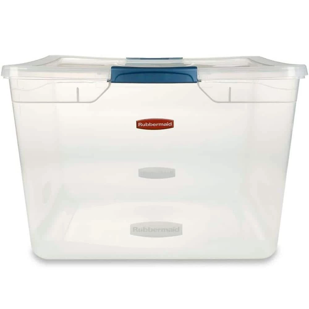 Cleverstore 71 qt. Latching Plastic Storage Container and Lid (8-Pack) by Rubbermaid 7 Cleverstore 71 qt. Latching Plastic Storage Container and Lid (8-Pack) by Rubbermaid - Image 5