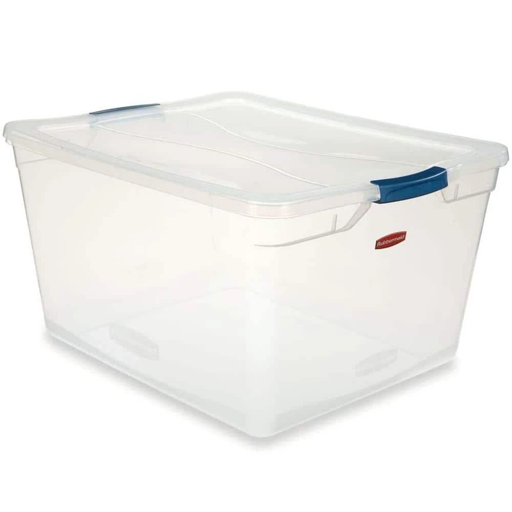 Cleverstore 71 qt. Latching Plastic Storage Container and Lid (8-Pack) by Rubbermaid 6 Cleverstore 71 qt. Latching Plastic Storage Container and Lid (8-Pack) by Rubbermaid - Image 4