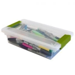 6 Qt. Stackable Storage Box Container and Small File Clip Box (12-Each) by Sterilite -Cheap Sterilite Store clear sterilite storage bins 12 x 14928012 12 x 19618606 fa 1000