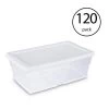 6 Quart Clear Stacking Closet Storage Tote Container w/ Lid (120 Pack) by Sterilite 1 6 Quart Clear Stacking Closet Storage Tote Container w/ Lid (120 Pack) by Sterilite -Cheap Sterilite Store clear sterilite storage bins 120 x 16428012 64 1000
