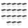 30 qt. Clear Plastic Storage Bin Totes with Latching Lid in Grey (18-Pack) by Sterilite 2 30 qt. Clear Plastic Storage Bin Totes with Latching Lid in Grey (18-Pack) by Sterilite -Cheap Sterilite Store clear sterilite storage bins 18 x 14733v06 64 1000