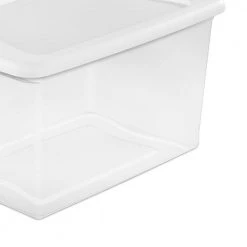 64 Qt. Latching Plastic Storage Box Tote Clear with Latches (18-Pack) by Sterilite 11 64 Qt. Latching Plastic Storage Box Tote Clear with Latches (18-Pack) by Sterilite -Cheap Sterilite Store clear sterilite storage bins 18 x 14978006 4f 1000