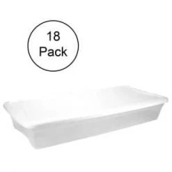 41 Qt. Under the Bed Latching Tote Storage Box Container (18-Pack) by Sterilite