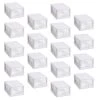 Stackable Small Drawer White Frame and See-Through (18-Pack) by Sterilite -Cheap Sterilite Store clear sterilite storage bins 18 x 20518006 64 1000