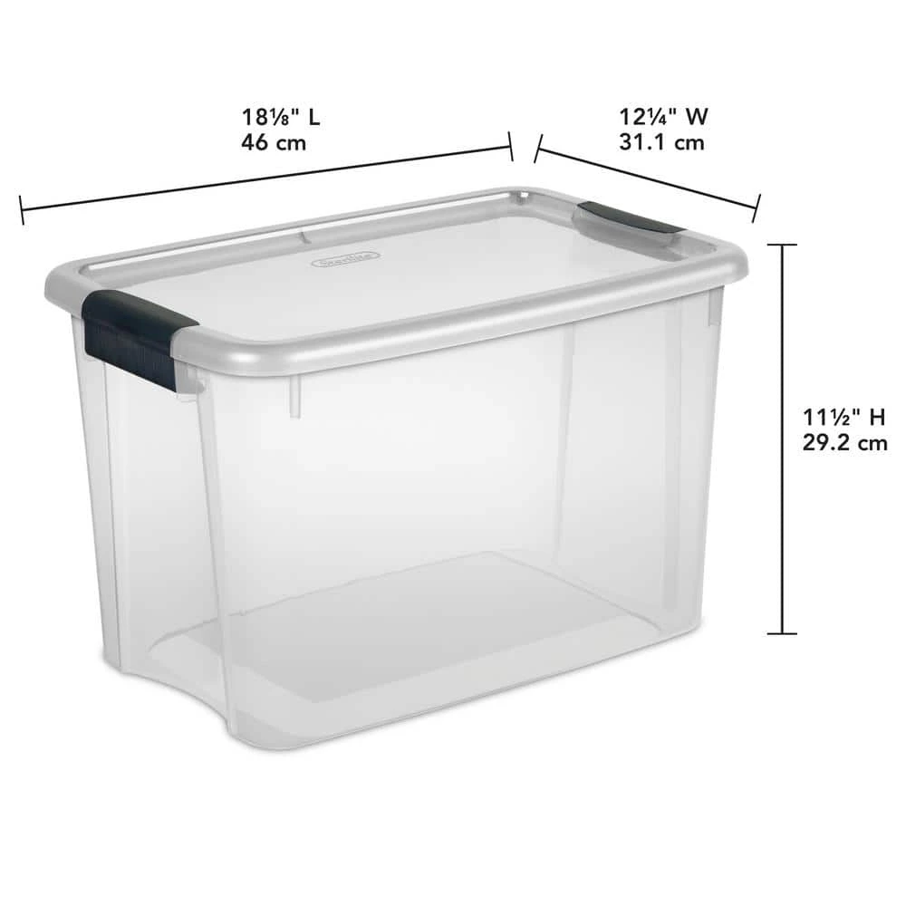 30 Qt. Latch Storage Box by Sterilite 5 30 Qt. Latch Storage Box by Sterilite - Image 3