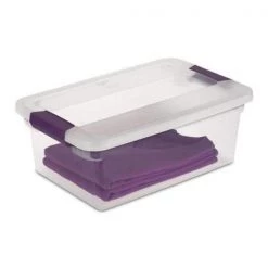 15 Qt. ClearView Latch Box Storage Bin Container (24-Pack) by Sterilite -Cheap Sterilite Store clear sterilite storage bins 24 x 17531712 4f 1000