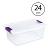 15 Qt. ClearView Latch Box Storage Bin Container (24-Pack) by Sterilite
