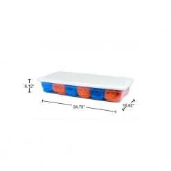 41 Qt. Under the Bed Latching Tote Storage Box Container (24-Pack) by Sterilite -Cheap Sterilite Store clear sterilite storage bins 24 x 19608006 40 1000