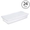 41 Qt. Under the Bed Latching Tote Storage Box Container (24-Pack) by Sterilite