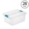 Deep Clip Box Clear Plastic Storage Tote Container with Lid (28 Pack) by Sterilite 2 Deep Clip Box Clear Plastic Storage Tote Container with Lid (28 Pack) by Sterilite -Cheap Sterilite Store clear sterilite storage bins 28 x 19658604 64 1000