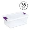 15 Qt. ClearView Latch Box Plastic Storage Container (36-Pack) by Sterilite -Cheap Sterilite Store clear sterilite storage bins 36 x 17531712 64 1000