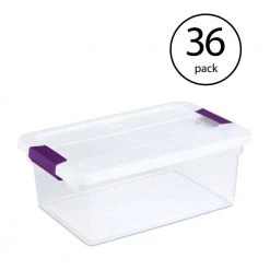 15 Qt. ClearView Latch Box Plastic Storage Container (36-Pack) by Sterilite