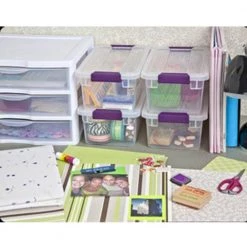 17511712 6 Qt. ClearView Latch Box Storage Tote Container (48 Pack) by Sterilite -Cheap Sterilite Store clear sterilite storage bins 48 x 17511712 76 1000