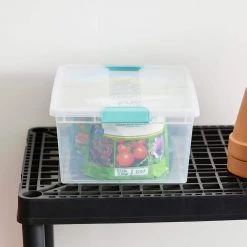 64-Qt. Latching Storage Tote Box (6 Pack) + Deep Clip Box (4 Pack) by Sterilite 18 64-Qt. Latching Storage Tote Box (6 Pack) + Deep Clip Box (4 Pack) by Sterilite -Cheap Sterilite Store clear sterilite storage bins 6 x 14978006 4 x 19658604 fa 1000