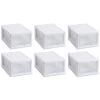 Small Box 6 qt. Modular Stacking Storage Drawer Container Closet (6-Pack) by Sterilite -Cheap Sterilite Store clear sterilite storage bins 6 x 20518006 64 1000