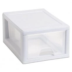 16 Qt. Stacking Storage Drawer Container (6-Pack) + 6 Qt. Box (6-Pack) by Sterilite -Cheap Sterilite Store clear sterilite storage bins 6 x 23018006 6 x 20518006 4f 1000