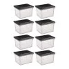 Versatile Clear Organizing Storage File Box with Lid (8-Pack) by Sterilite -Cheap Sterilite Store clear sterilite storage bins 8 x 18689004 64 1000