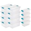 16 Qt. Deep Clip Storage Box Container (8-Pack) + Medium Clip Box (4-Pack) by Sterilite 2 16 Qt. Deep Clip Storage Box Container (8-Pack) + Medium Clip Box (4-Pack) by Sterilite -Cheap Sterilite Store clear sterilite storage bins 8 x 19658604 4 x 19628604 64 1000