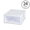 16 Qt Single Box Modular Stacking Storage Drawer 1-Container 14.38 in. W x 6.88 in. H (24-Pack) by Sterilite 2 16 Qt Single Box Modular Stacking Storage Drawer 1-Container 14.38 in. W x 6.88 in. H (24-Pack) by Sterilite -Cheap Sterilite Store clear sterilite storage drawers 24 x 23018006 64 1000