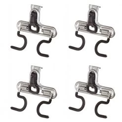 FastTrack Wall S Hook 2 Handle Tool Storage Organizer Rack (4 Pack) by Rubbermaid